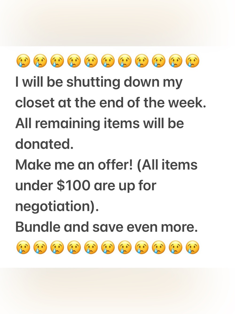 Closet Shutdown